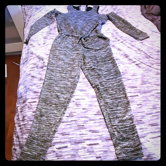 Pants - Cold Shoulder Jumpsuit